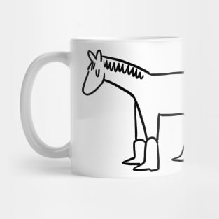 Horse in Boots Mug
